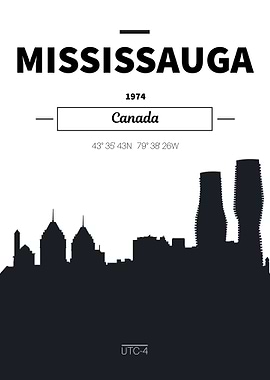 Mississauga Canada skyline