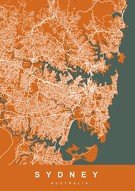 SYDNEY Art Map Australia