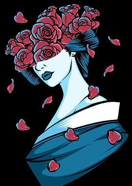 Geisha Vaporwave Aesthetic