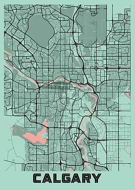 Calgary Peony City Map