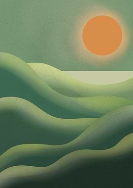 Minimalist landscape