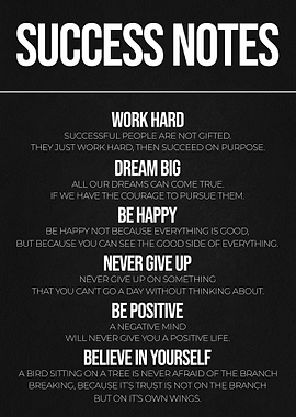 Success Notes