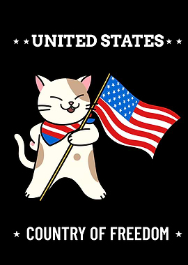 Patriotic Cat