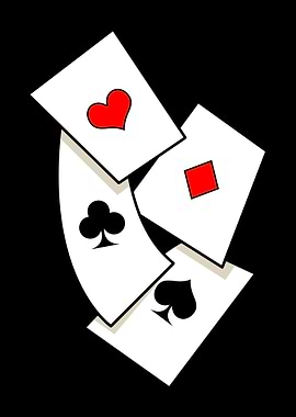 Poker Cards Ace Clover