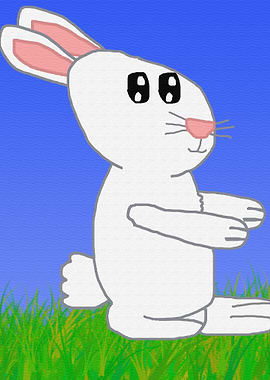 Bunny Rabbit Painting