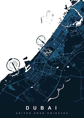 DUBAI Art Map UAE