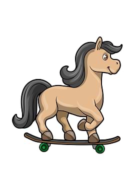 Horse Skater Skateboard