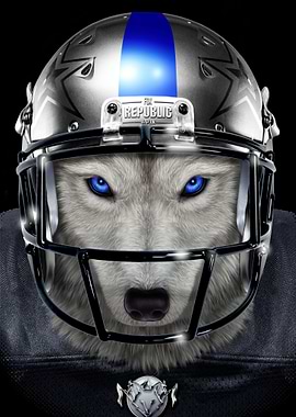 American Football Wolf