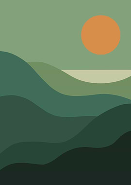 Minimalist landscape