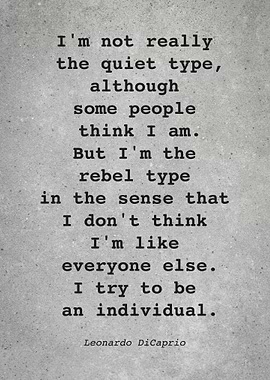 Leo DiCaprio Quote L027