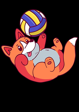 Volleyball Dog