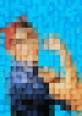 We Can Do It Wood Mosaic