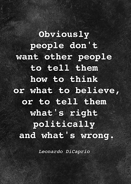 Leo DiCaprio Quote D009