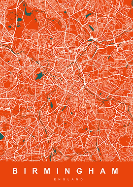 BIRMINGHAM Art Map England