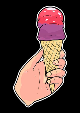Colorful Ice Cream Ice Cre