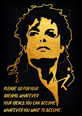 MICHAEL JACKSON Quote Fan