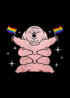 Tardigrade Gay Pride Flag