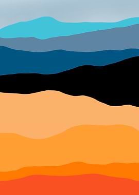 Minimalist landscape