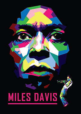 Miles Davis WPAP Pop Art