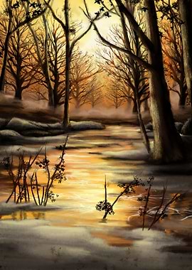 Warm Winter Forest