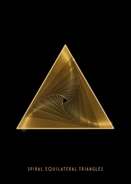 Gold Equilateral Triangles