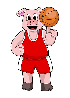 Pig Basketball Sports