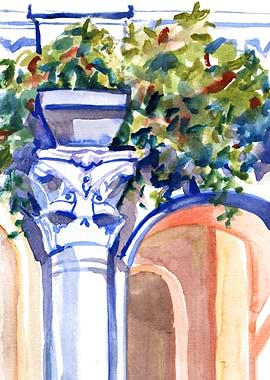 Antique Column Landscapes