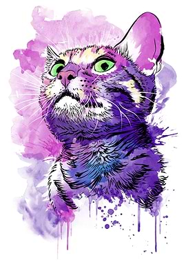 Cat Watercolor