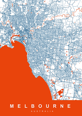 MELBOURNE City Map