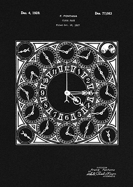 Patent Clock