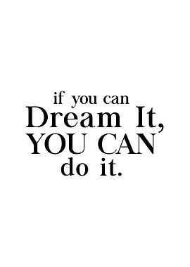 Dream Quotes Wall Art