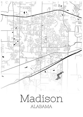 Madison Alabama city map
