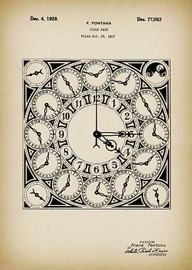 Patent Clock