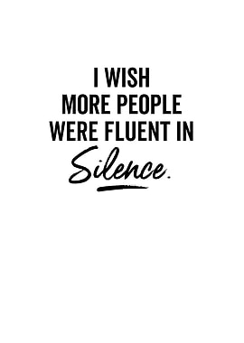 I WIsh More People Were