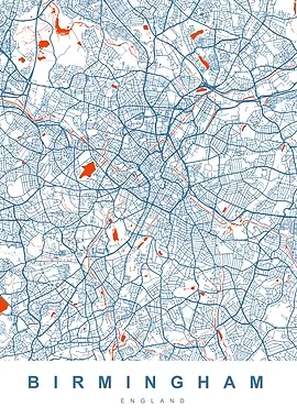 BIRMINGHAM City Map UK