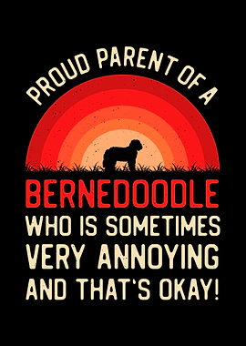 Funny Bernedoodle