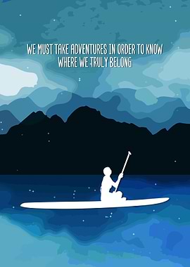 Paddle Board Wall Decor