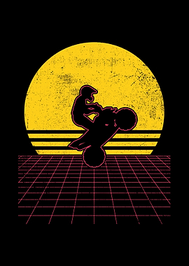 Quad ATV Biker Vintage