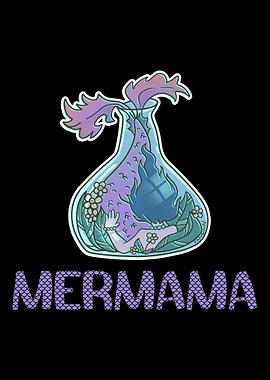 Mermama Mermaid Mother fis