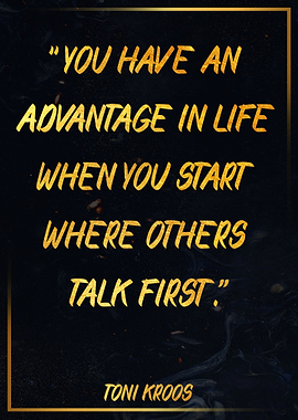 TONI KROOS Golden Quote