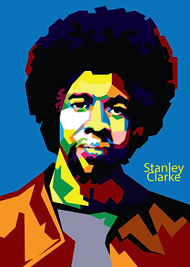 Stanley Clarke WPAP PopArt
