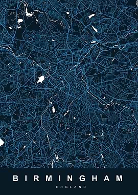 BIRMINGHAM Art Map England