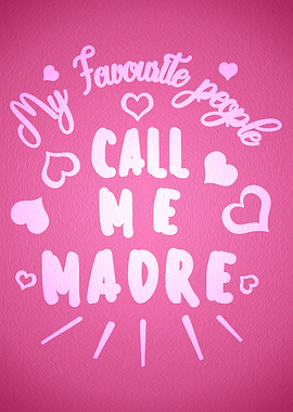Madre vintage drawn quote