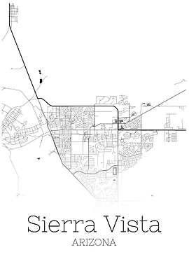 Sierra Vista Arizona map