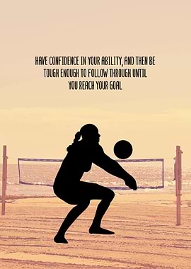 Volleyball Wall Art Decor