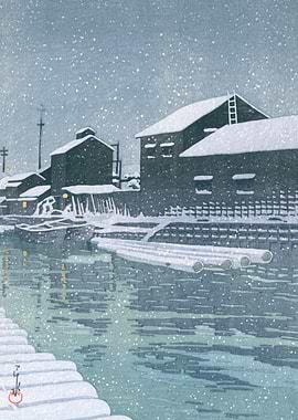 Snow At Kiba Lumber Yard