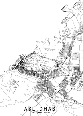 Abu Dhabi Map