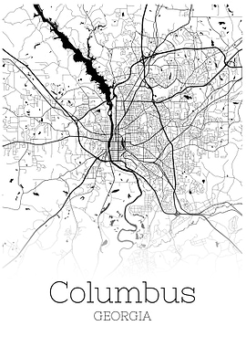 Columbus Georgia city map