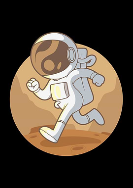 Running Astronaut