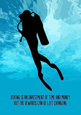 Scuba Diving Wall Art Deco